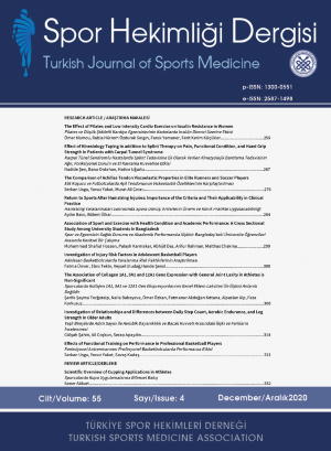 Turkish Journal of Sports Medicine
